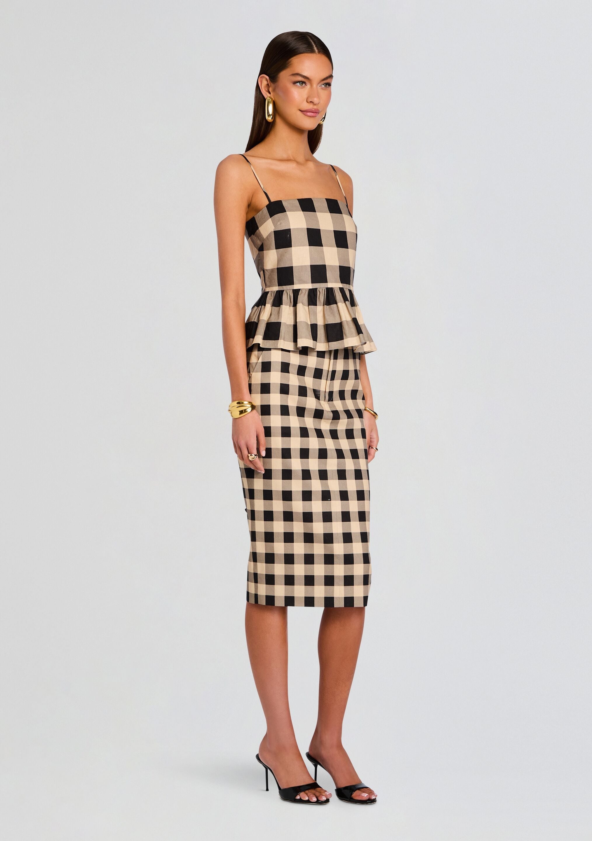 CARL LINEN MIDI SKIRT - 3