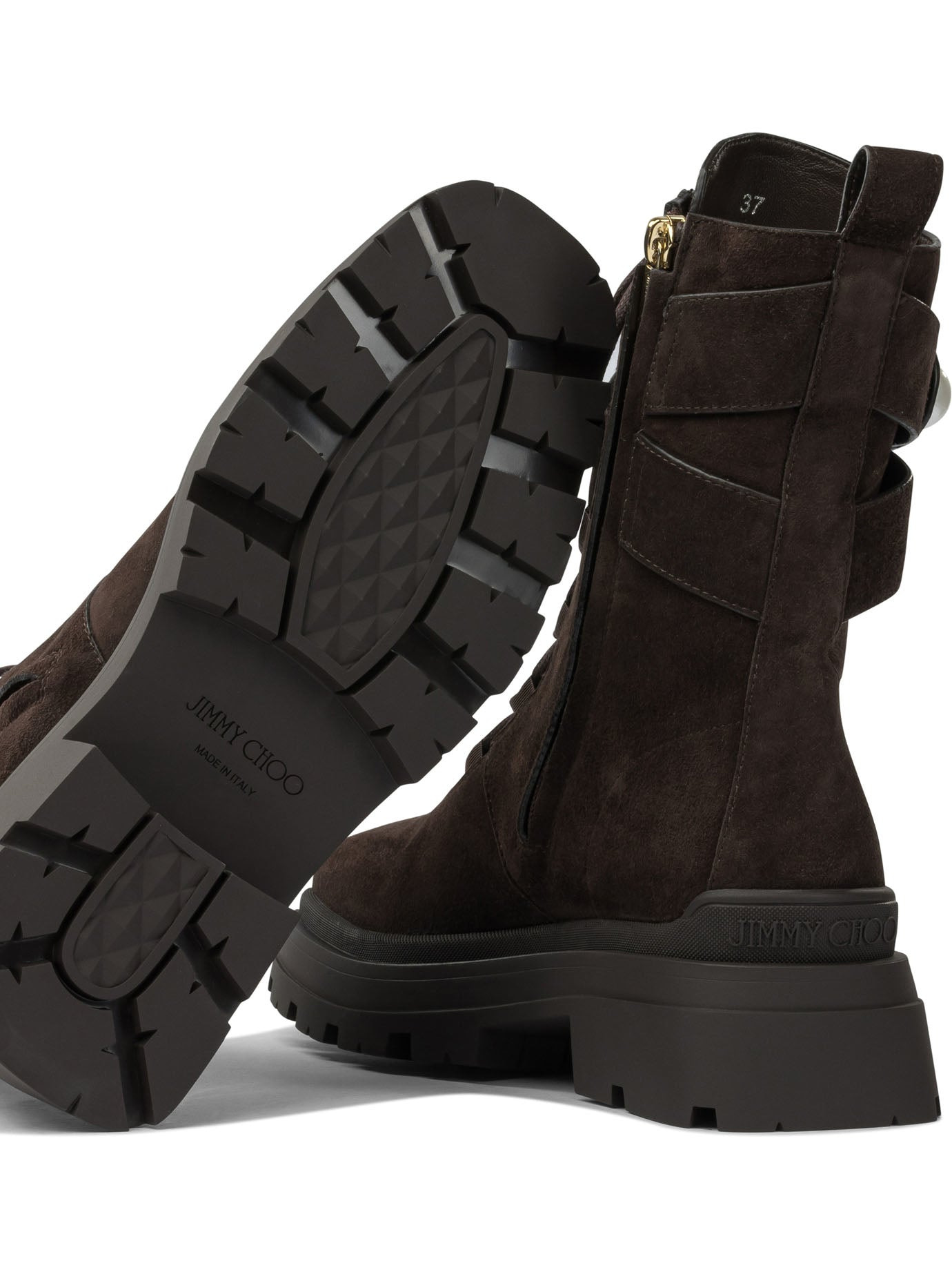 Jimmy Choo Women "Noemi" 45 Mm Combat Boots - 5