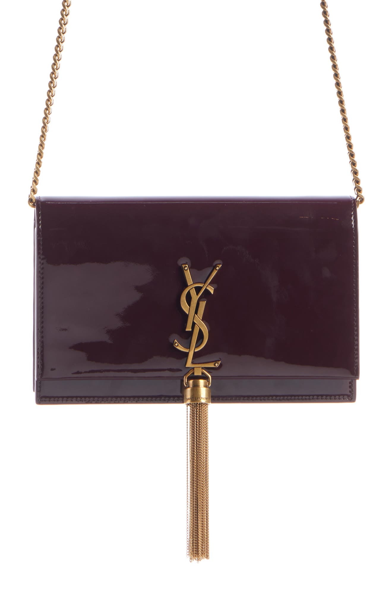 Cassandre Kate Tassel Leather Wallet on a Chain - 1