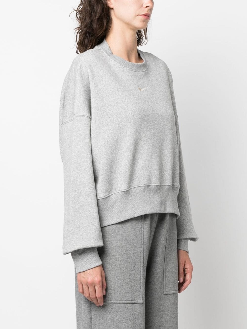 logo-embroidered sweatshirt - 3