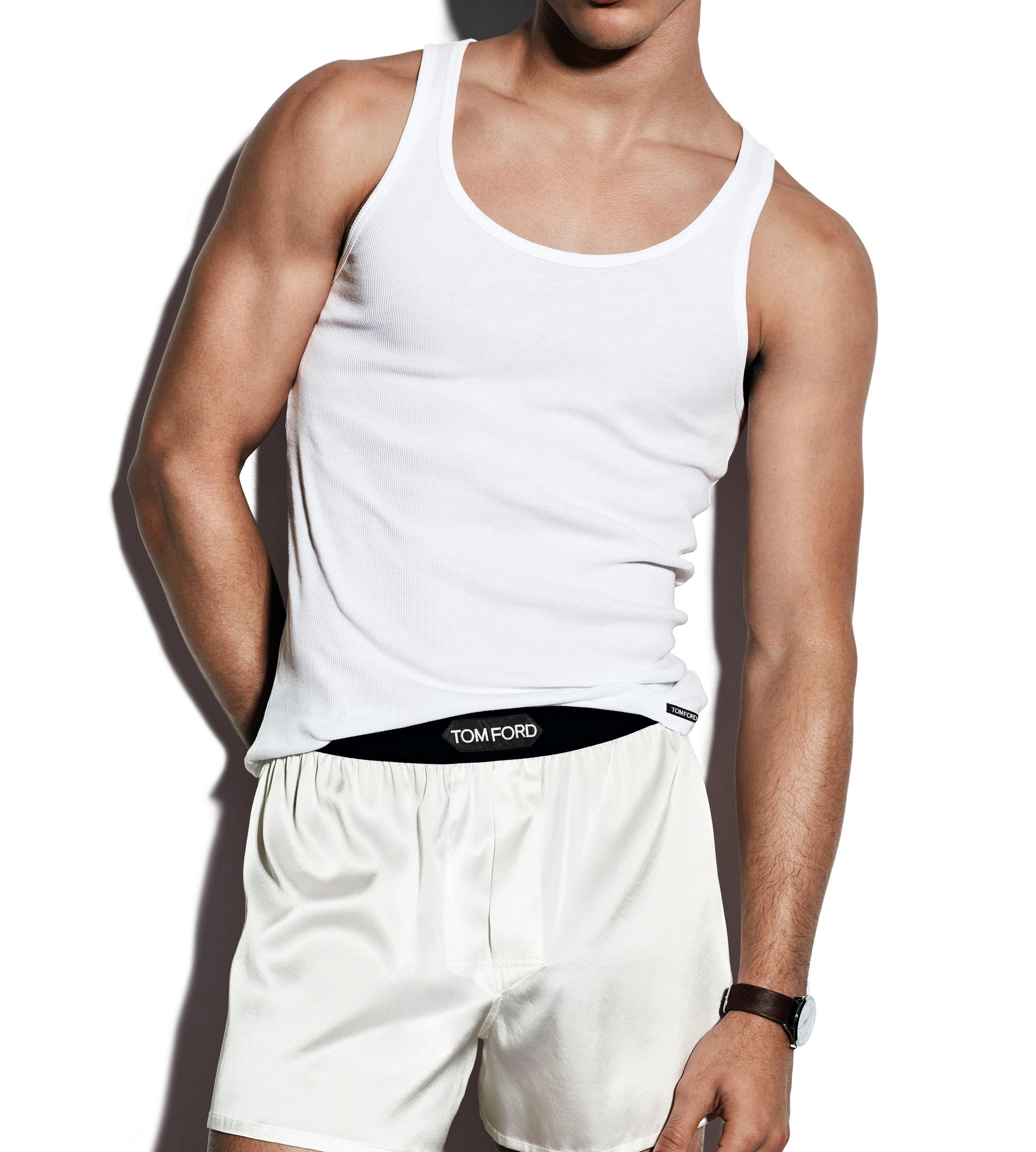 COTTON MODAL RIB TANK - 2