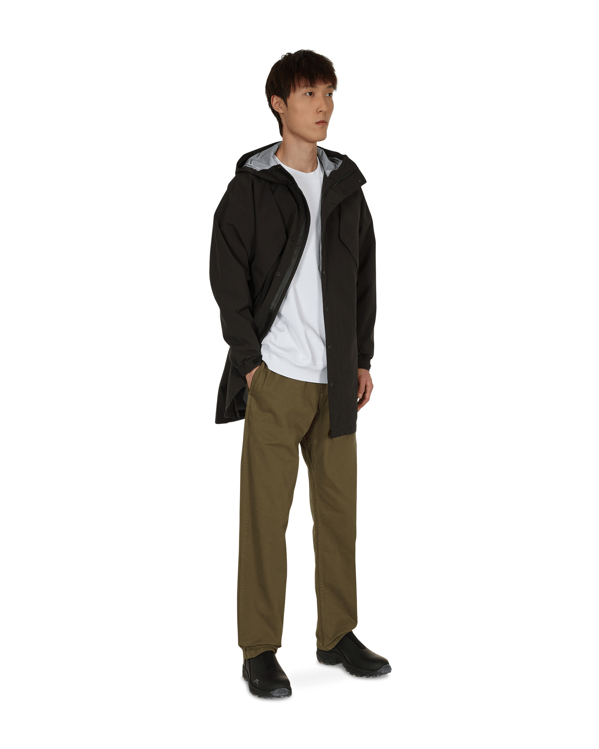 3 Layer Big Flap Coat Black - 5