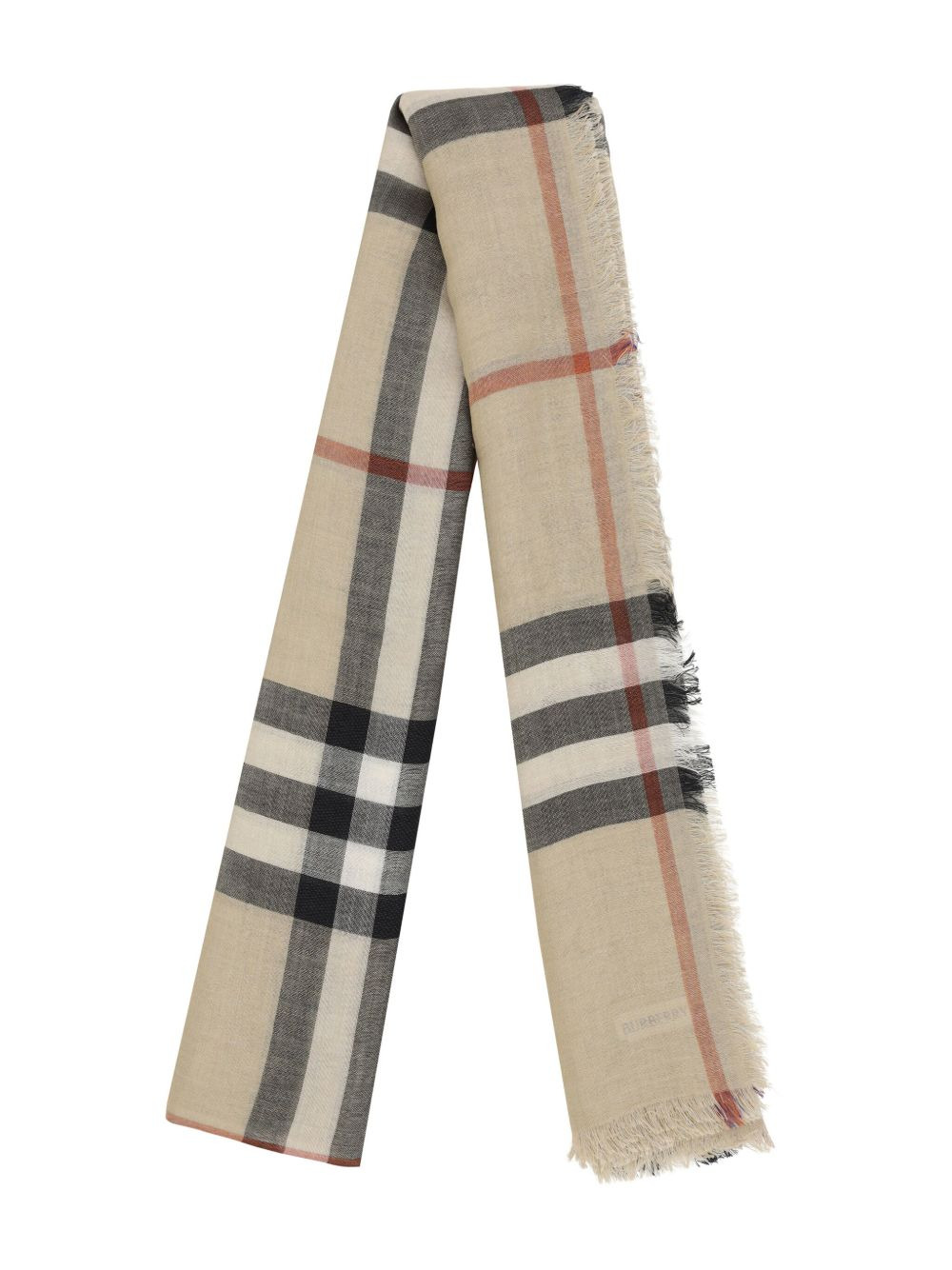Burberry Men Check Print Scarf - 2