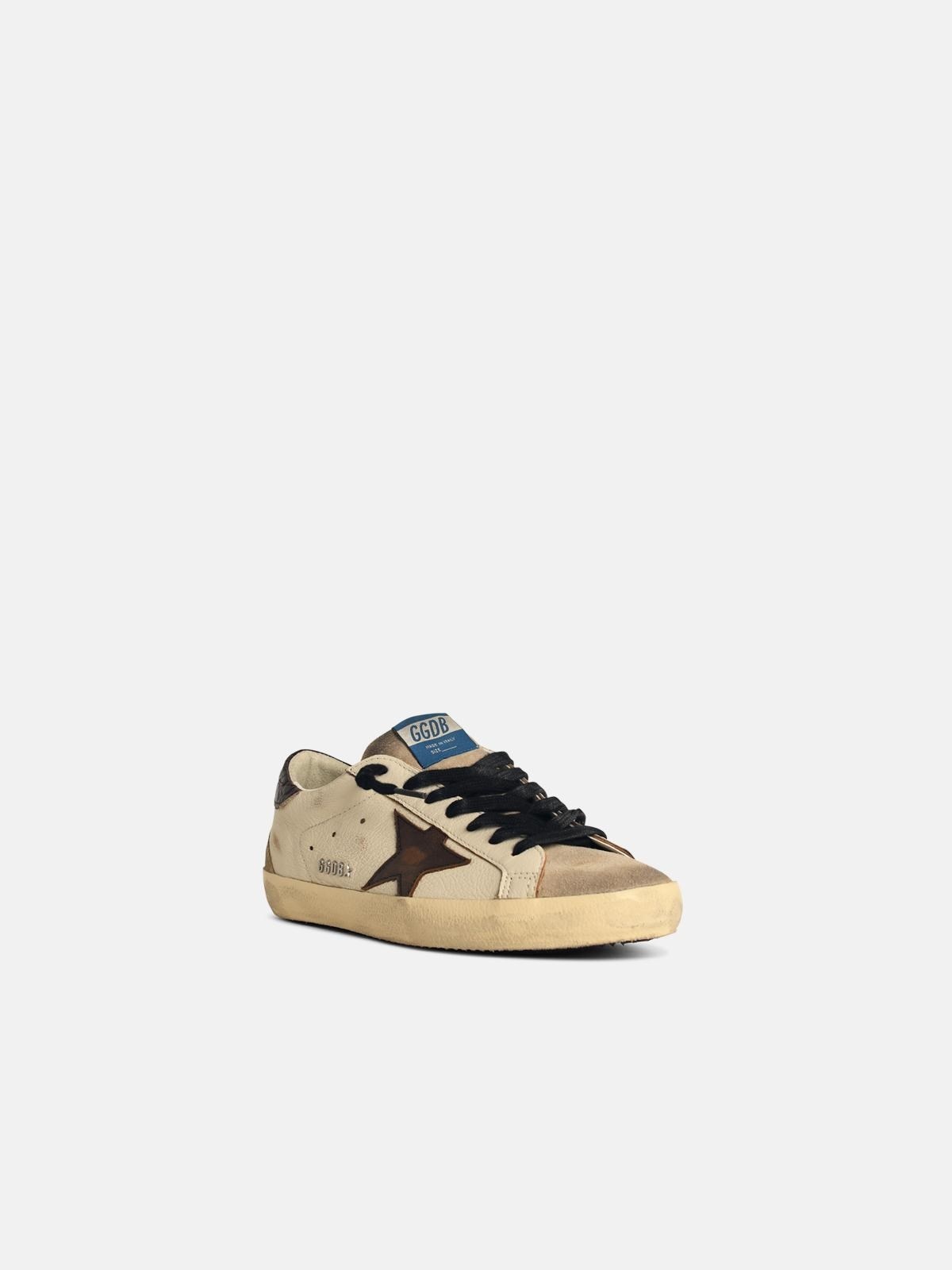 'SUPERSTAR' WHITE LEATHER SNEAKERS - 2