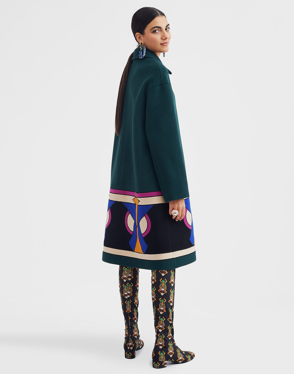 Boxy Coat Intarsia - 7