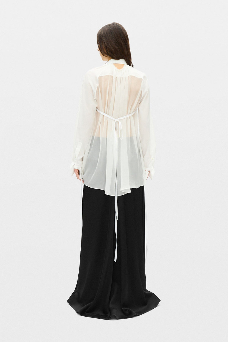 Sini Shirt with Silk Crepon Drap 3