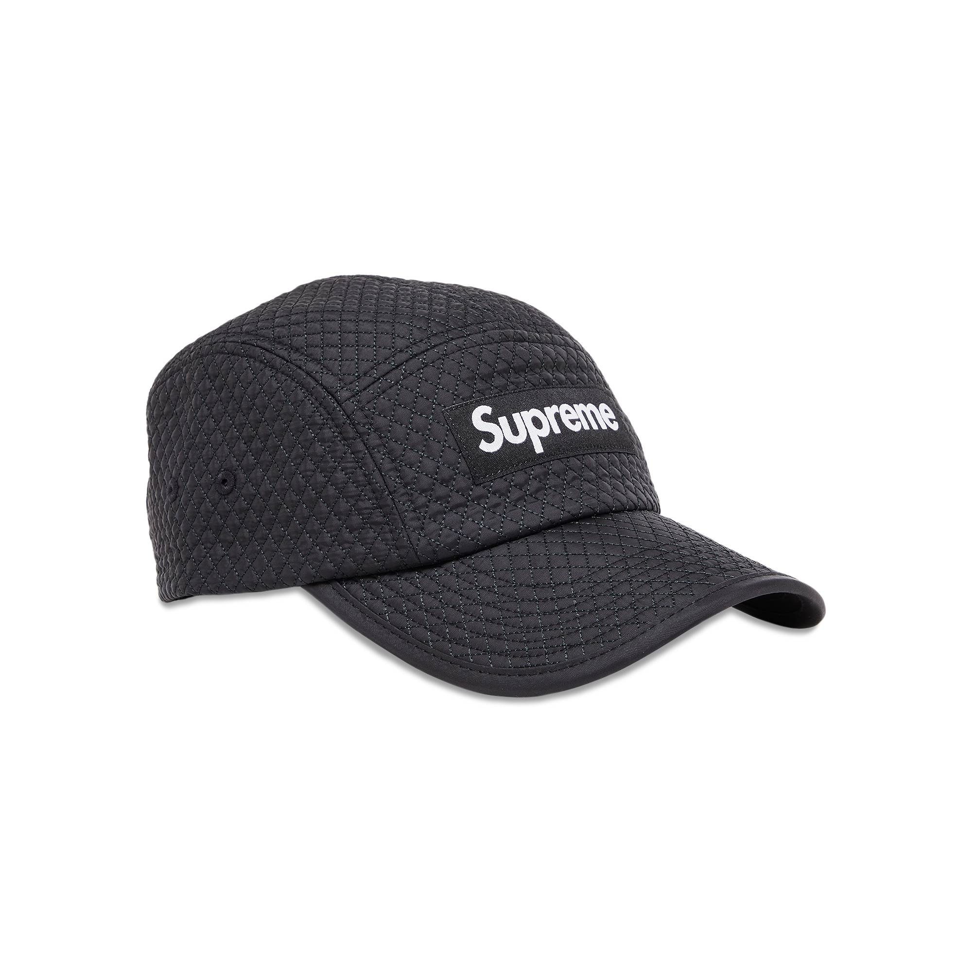 Supreme Micro Quilted Camp Cap 'Black' - 2