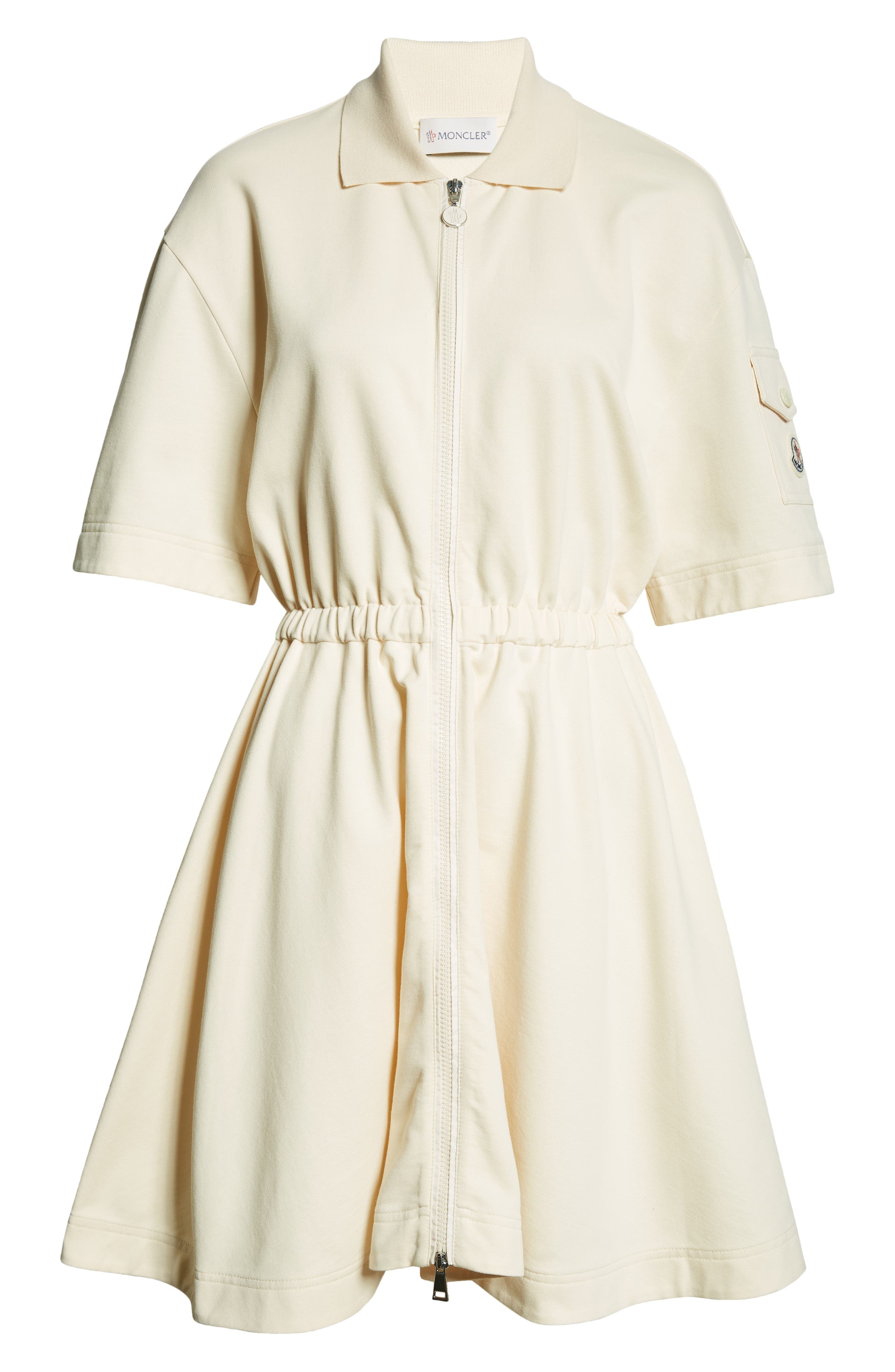 Cotton Fleece Polo Dress - 6