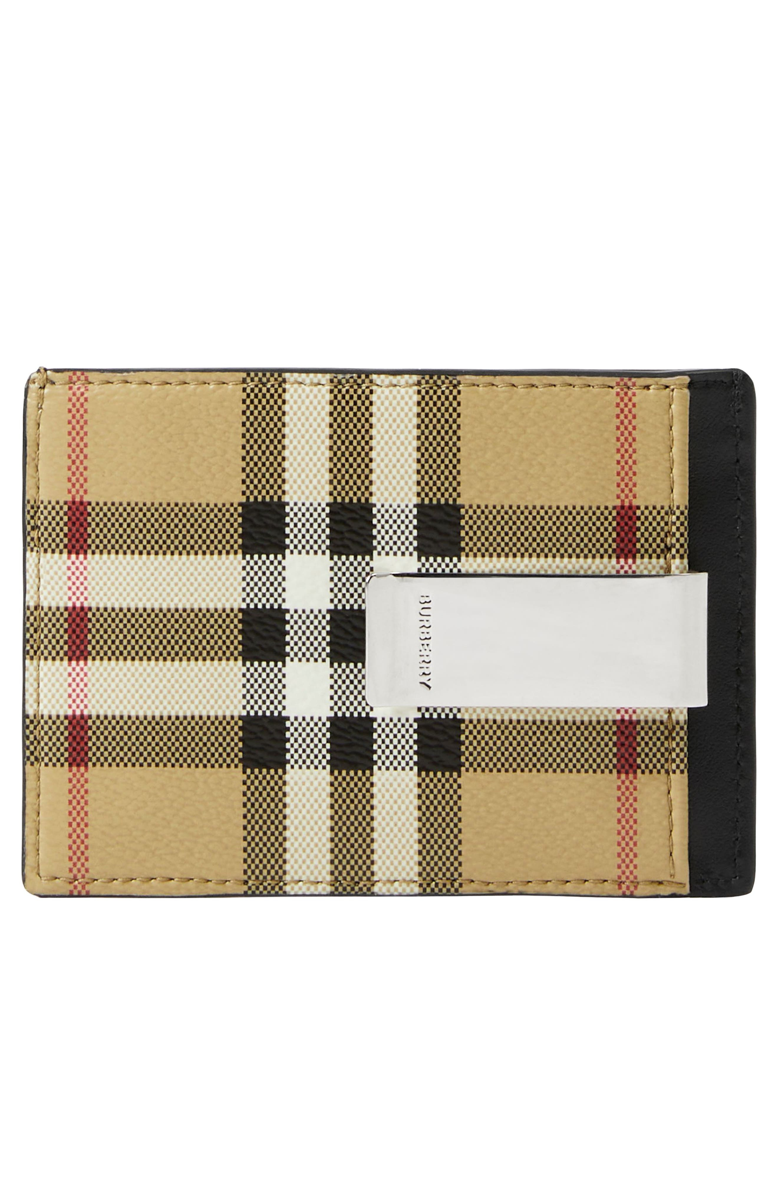 burberry Chase Money Clip Card Case in Archive Beige at Nordstrom - 2