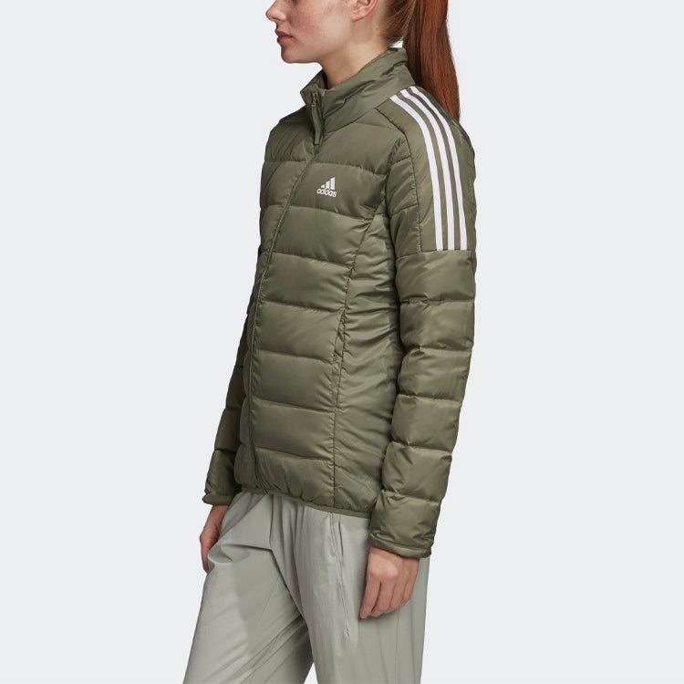 (WMNS) adidas Essentials Down Jacket 'Legacy Green' GH4596 - 9