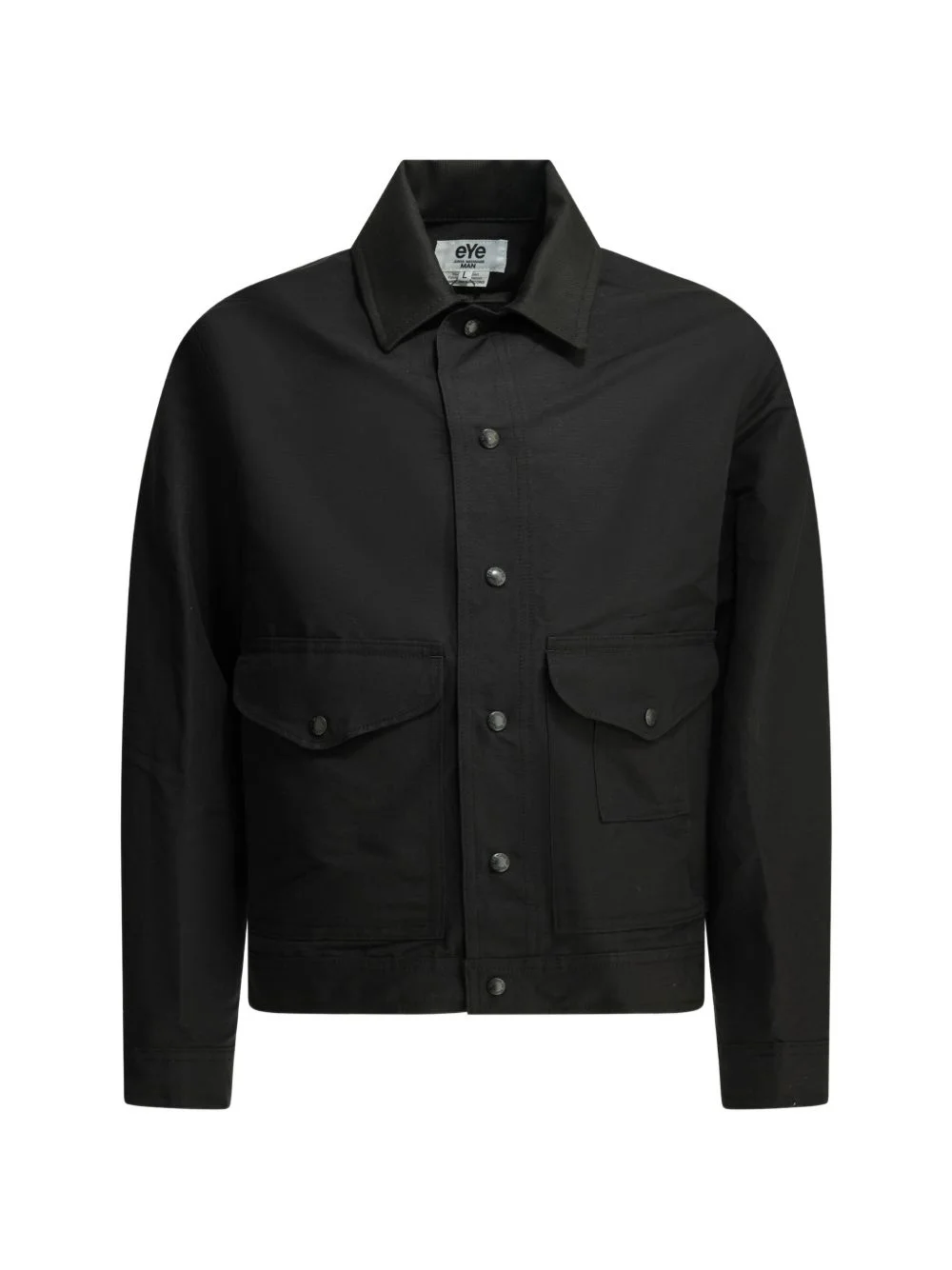 flap-pocket overshirt - 1