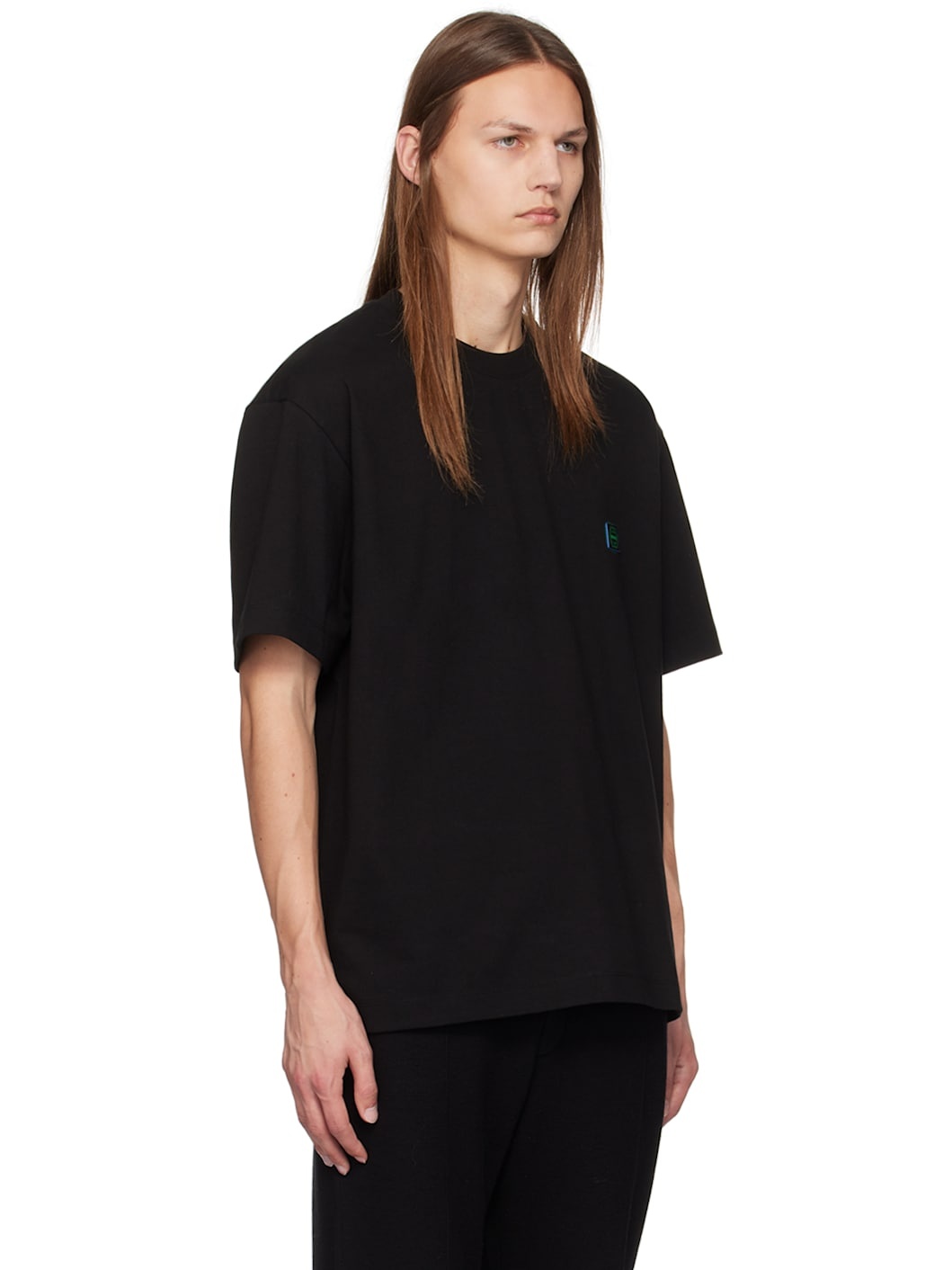 Black Cubic Typography T-Shirt - 2