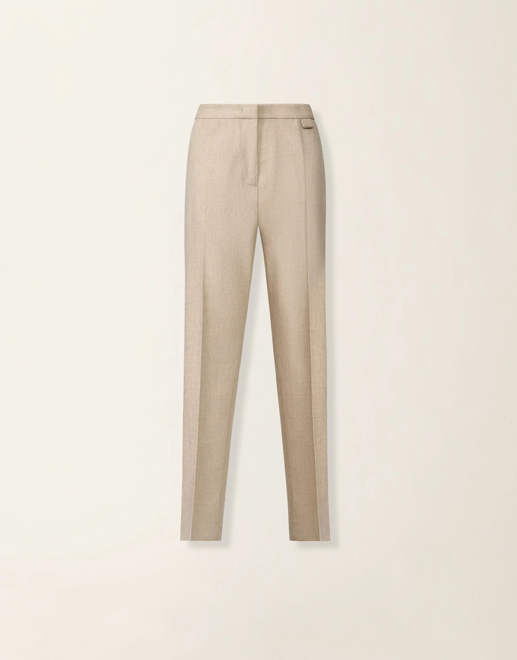 Regular-fit flannel trousers - 1