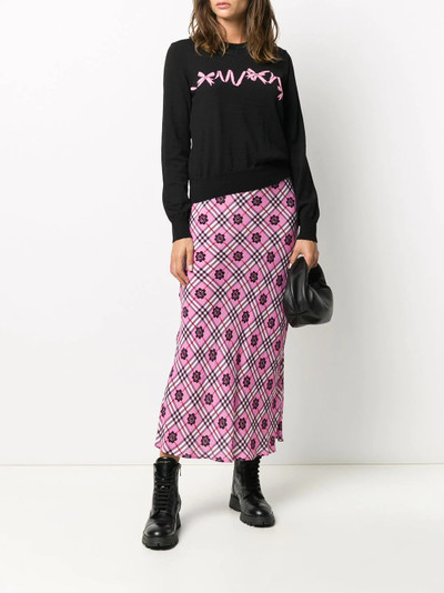 Comme des Garçons GIRL intarsia-knit crew-neck jumper outlook