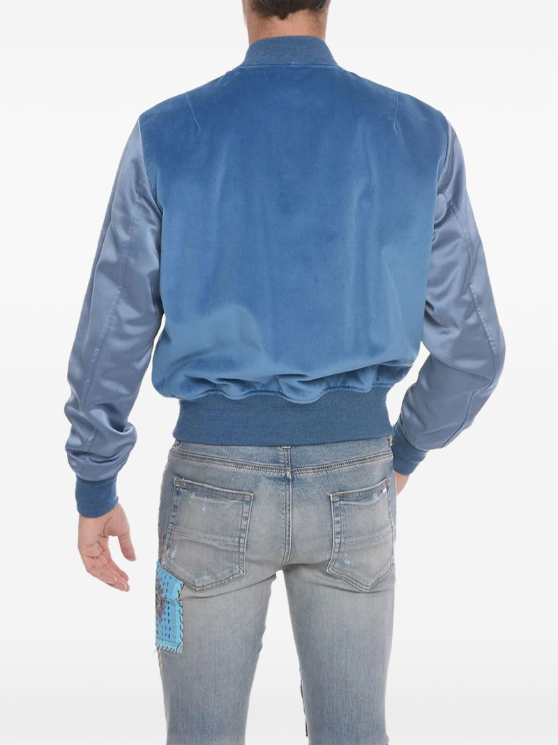 AMIRI velvet satin bomber jacket outlook