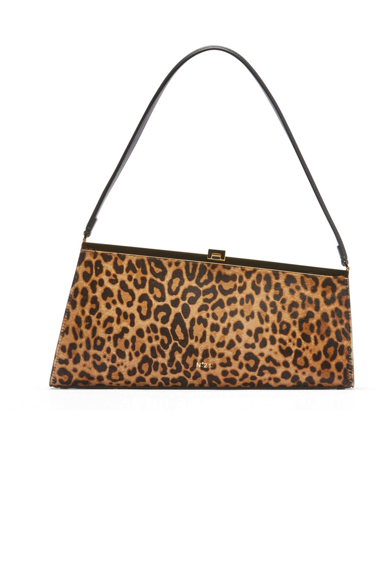 N°21 JEANNE LEOPARD-PRINT SHOULDER BAG outlook