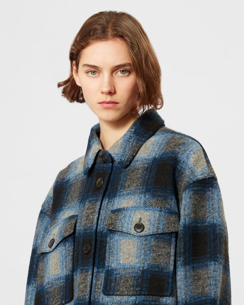 ISABEL MARANT｜COATS (HARVELI (MA0020FD B3D04E LINY)) Isabel Marant Étoile HARVELI COAT | REVERSIBLE