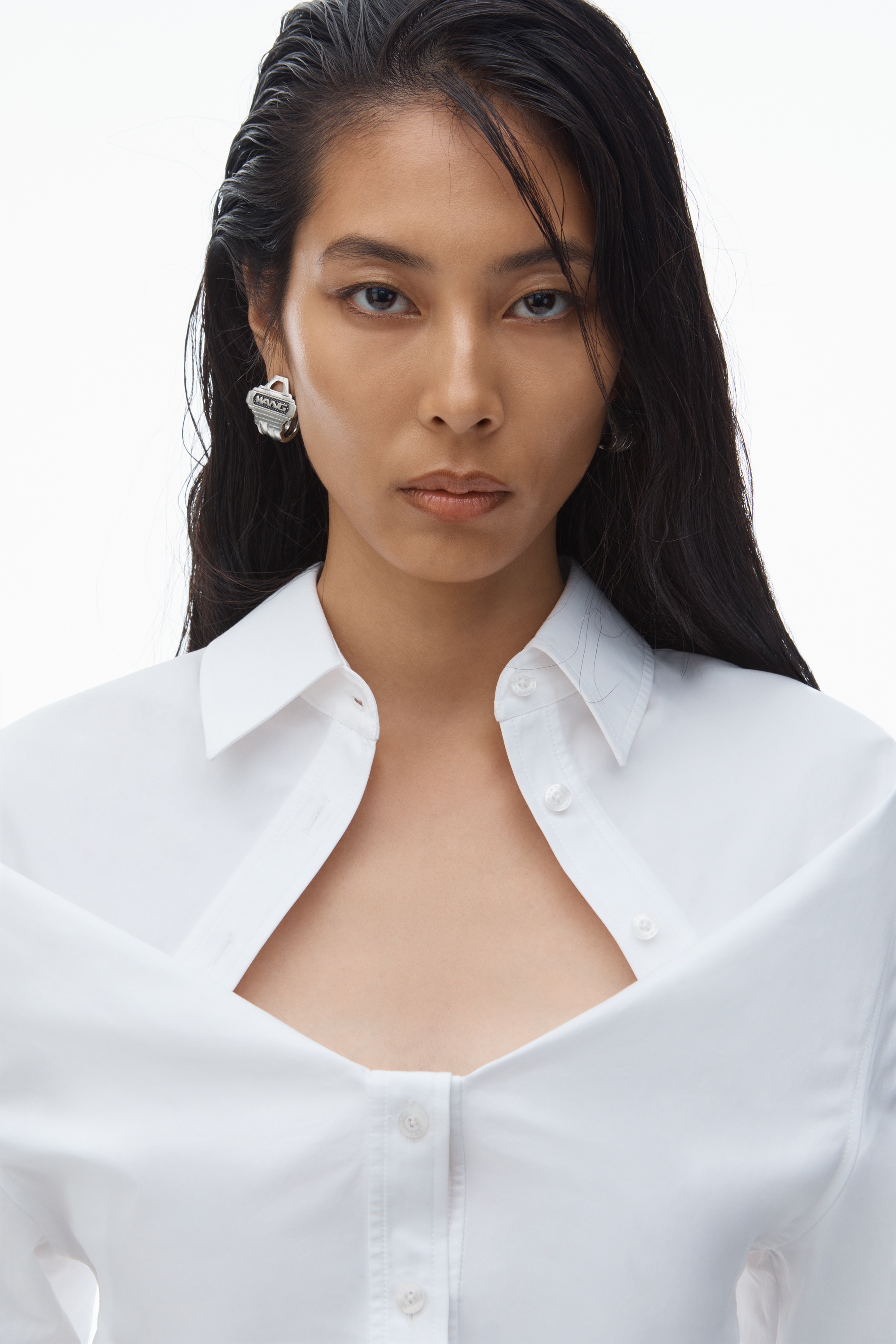 Deconstructed Button-Up Shirt - 5