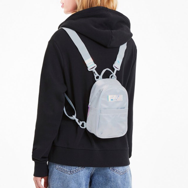 (WMNS) PUMA Prime Time Mini Backpack 'Sliver Blue' 076984-03 - 4