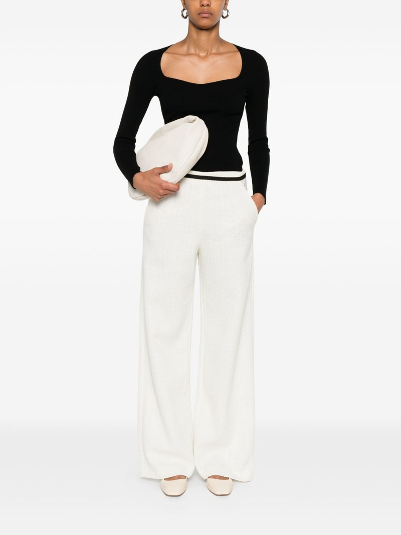 maje ribbon-detail pants outlook
