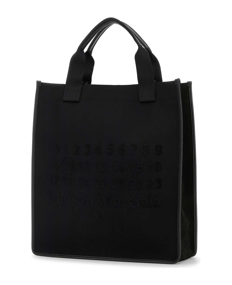 Maison Margiela Black Canvas Shopping Bag outlook