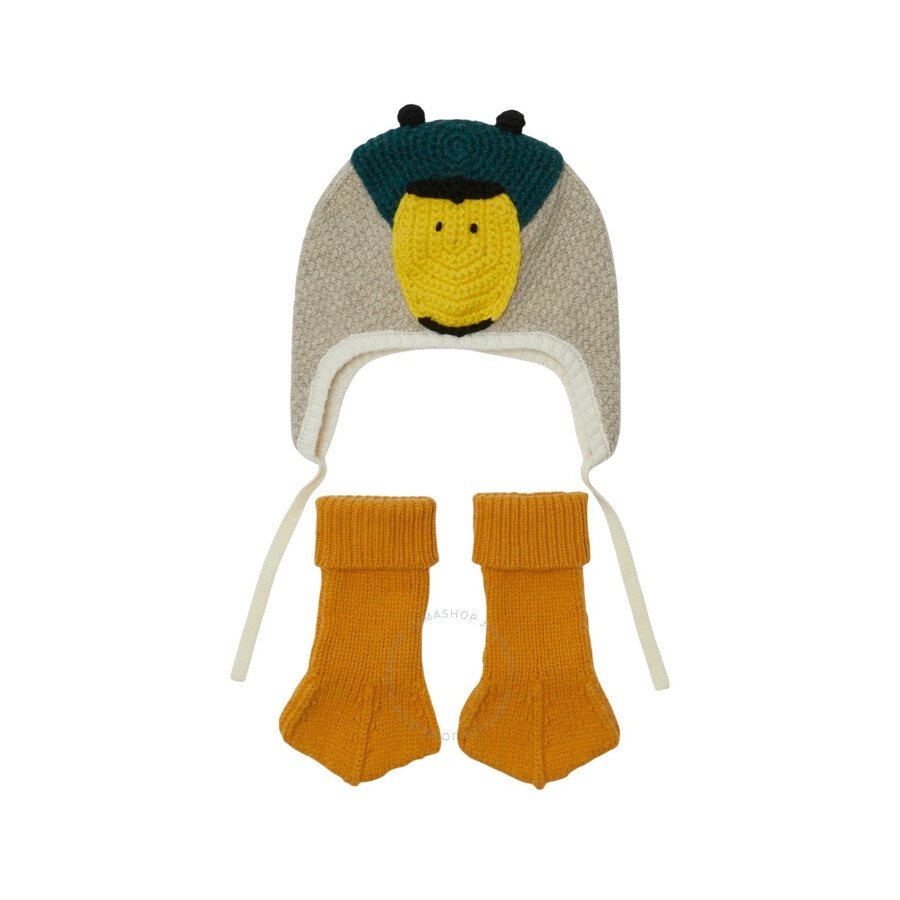 Burberry Knitted Wool Duck Two Pieces Set, Size 3M - 1