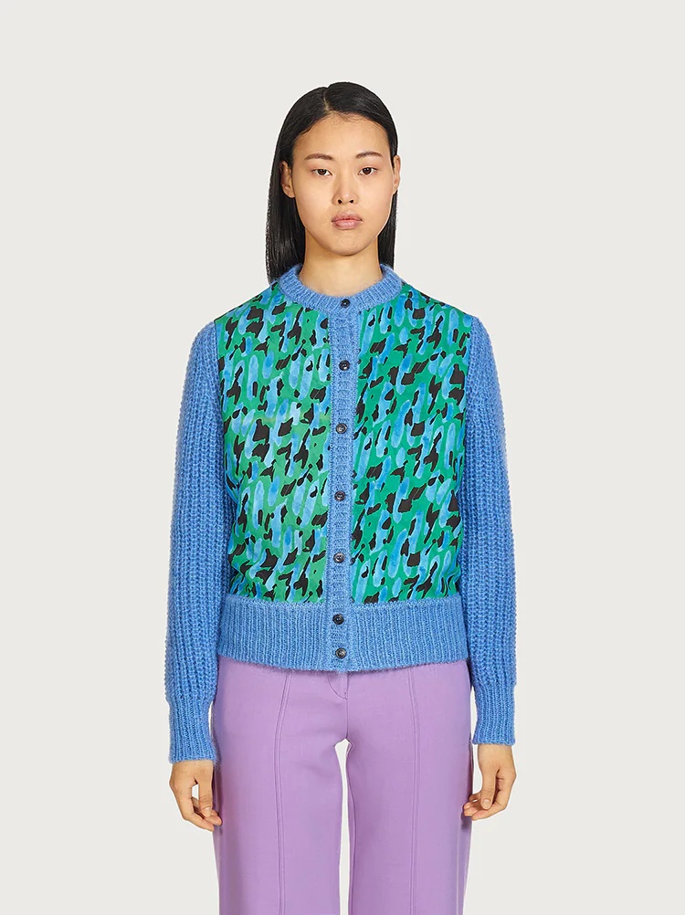 LONG MOHAIR CARDIGAN - 2