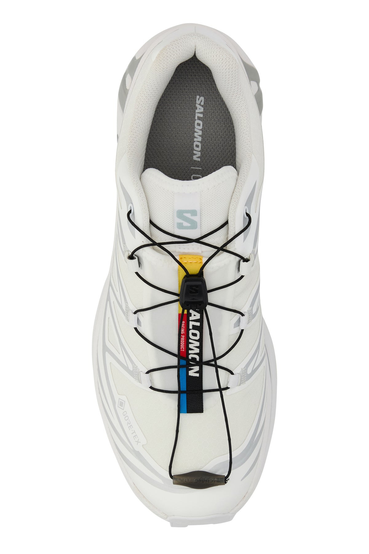 White fabric and rubber XT-6 sneakers - 4