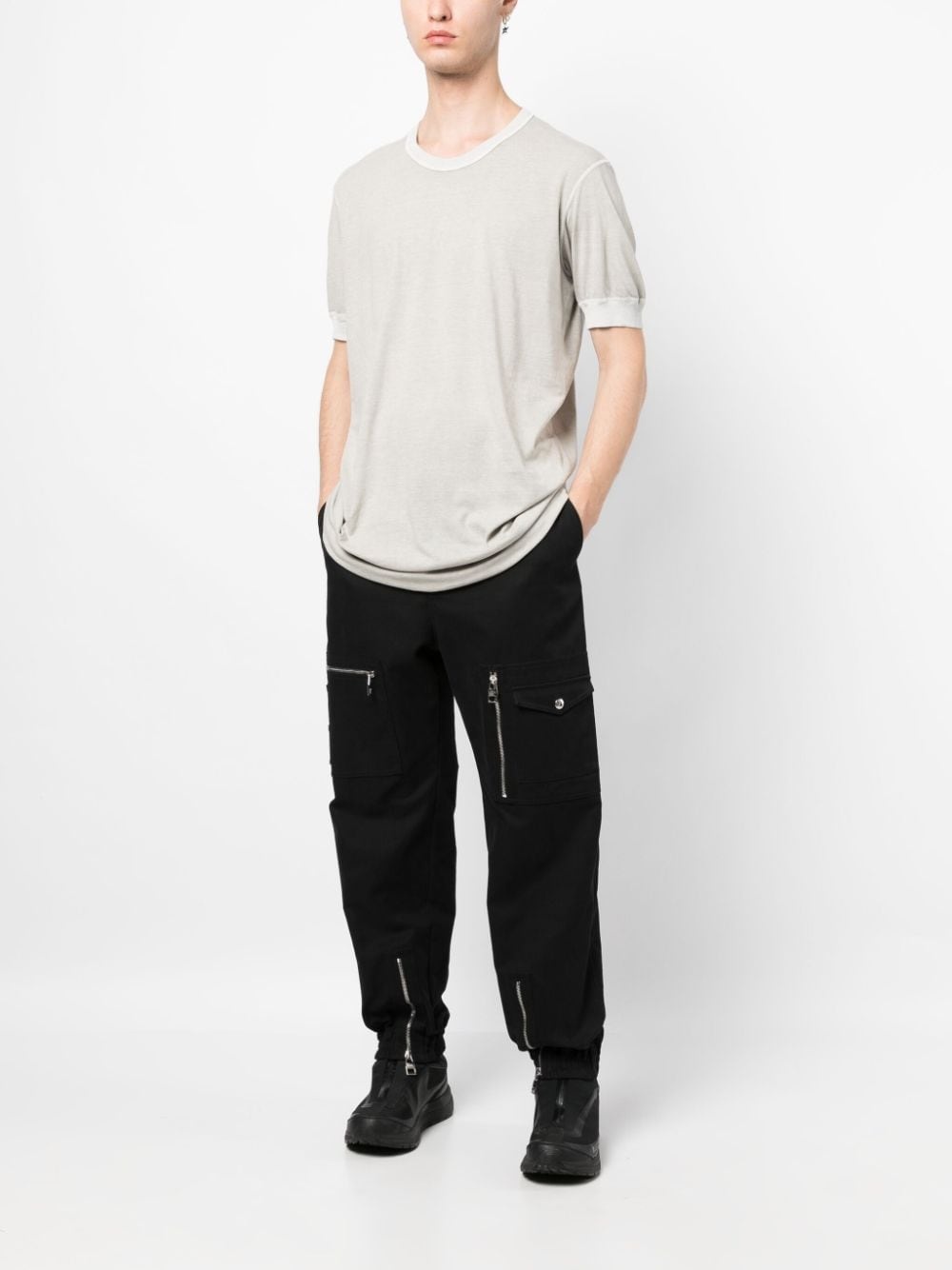 crew-neck cotton T-shirt - 2