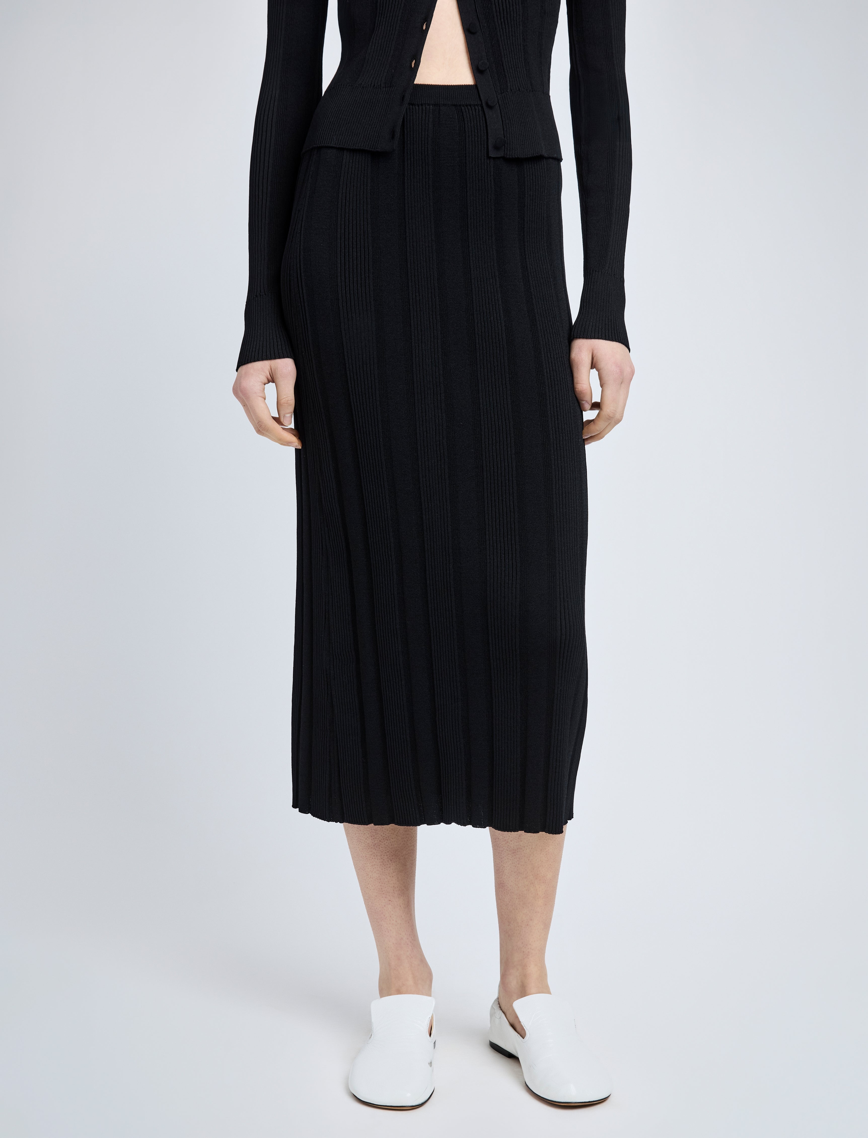 Ryanne Skirt in Column Rib - 5