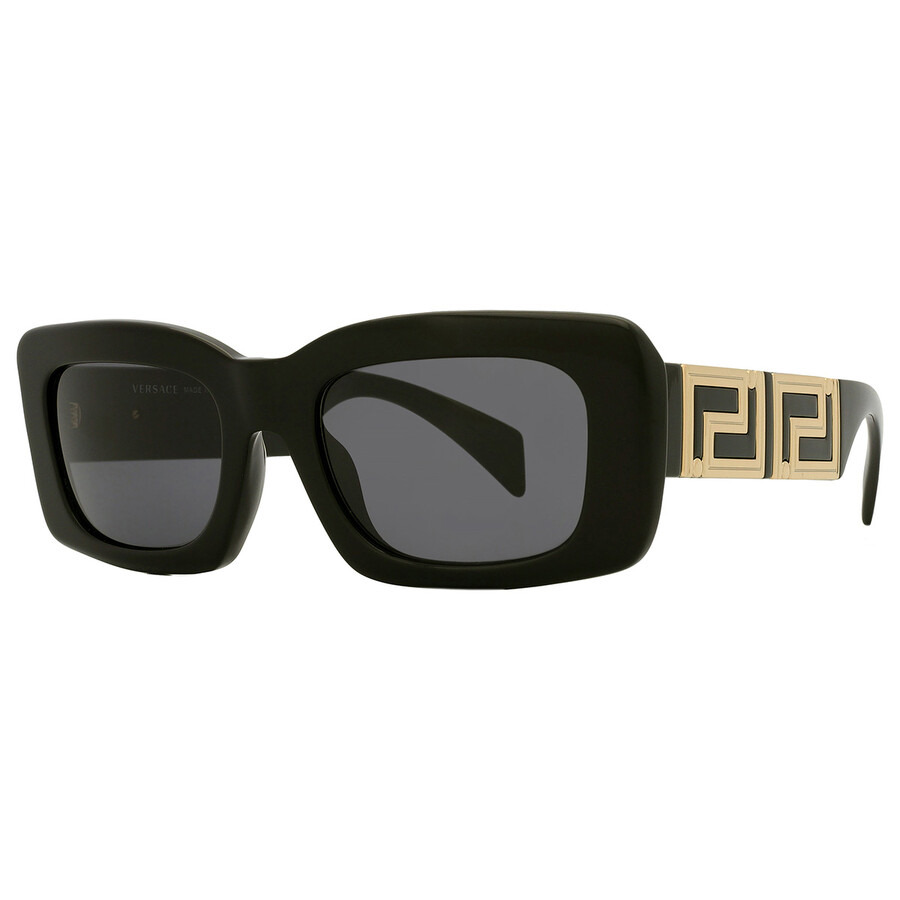 Versace Dark Grey Rectangular Ladies Sunglasses VE4444U GB1/87 54 - 3