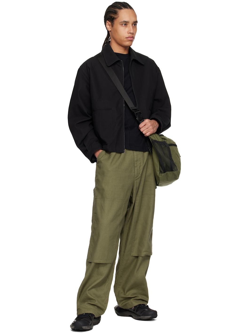 Green Everyday Use Middle Shoulder Bag - 4