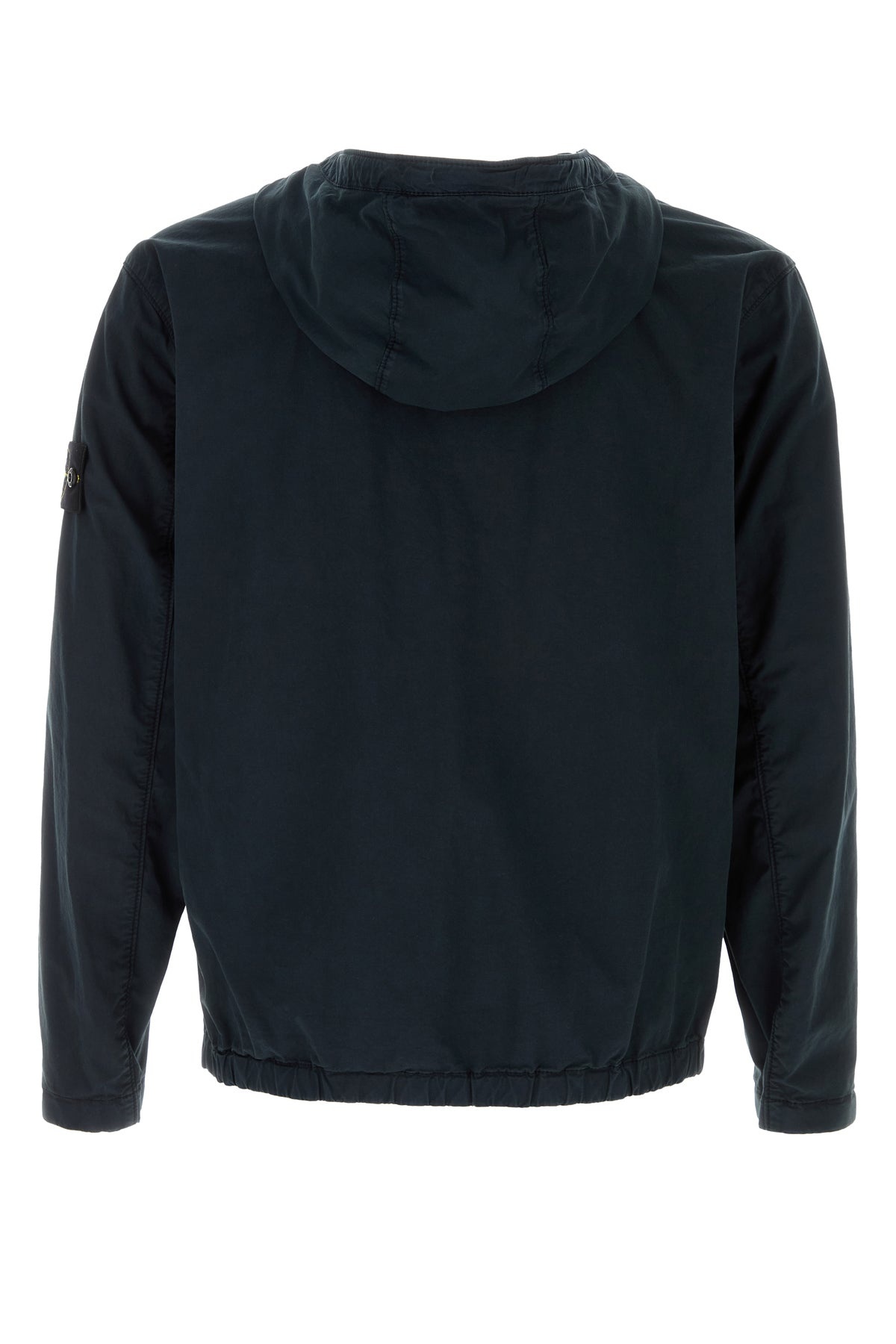 Navy blue stretch cotton jacket - 2