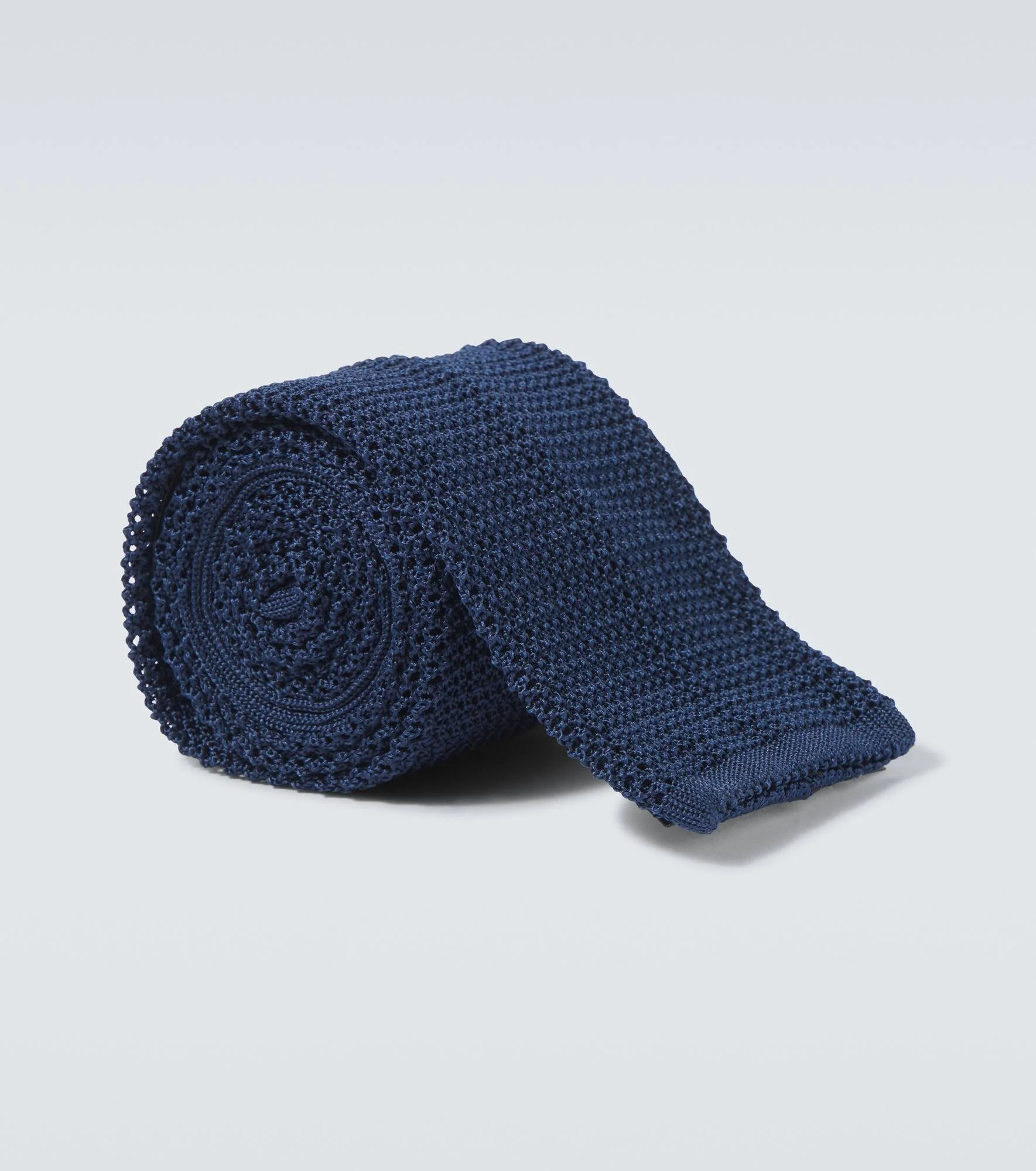 Knitted silk tie - 1
