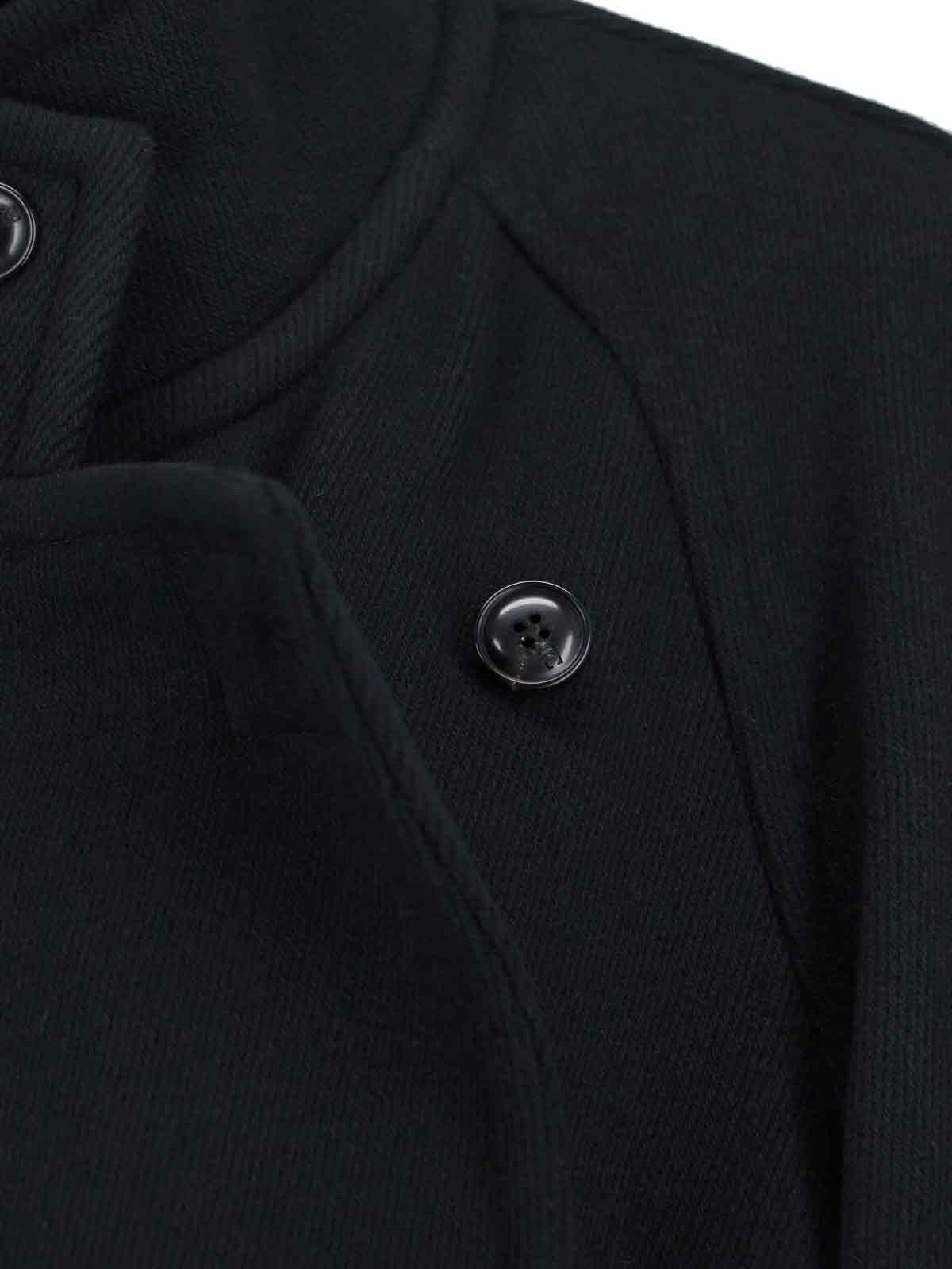 WOOL TWILL COAT - 4