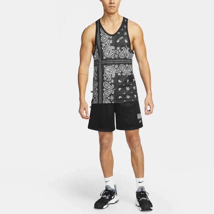Nike Dri-fit Casual Breathable cashew Sleeveless Vest Black DH7372-010 - 2