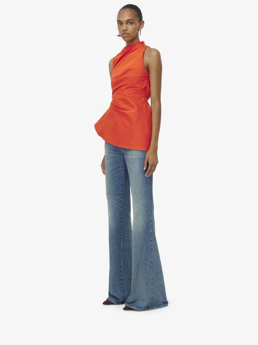 Asymmetric Gathered Top - 7