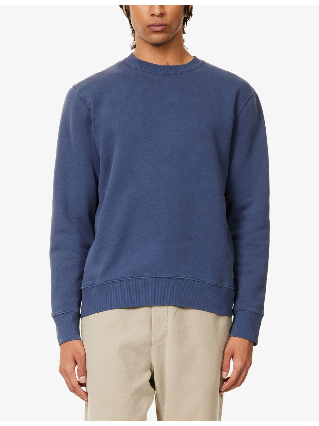 Vintage Crewneck Cotton-Blend Sweatshirt - 3
