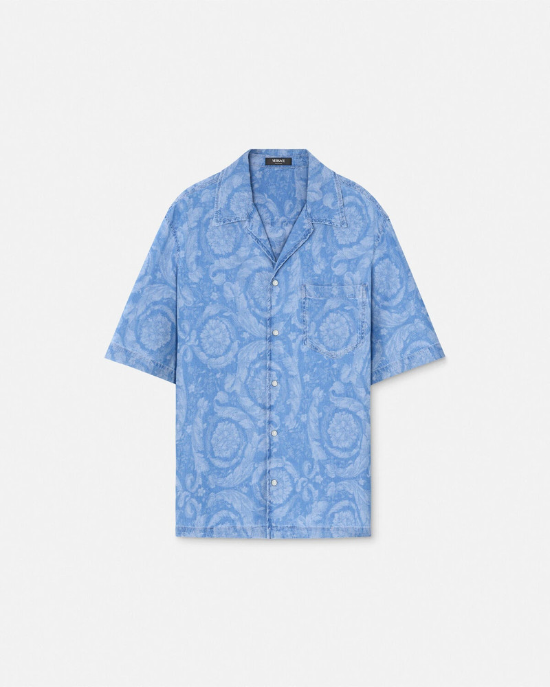 Barocco Chambray Denim Shirt - 1