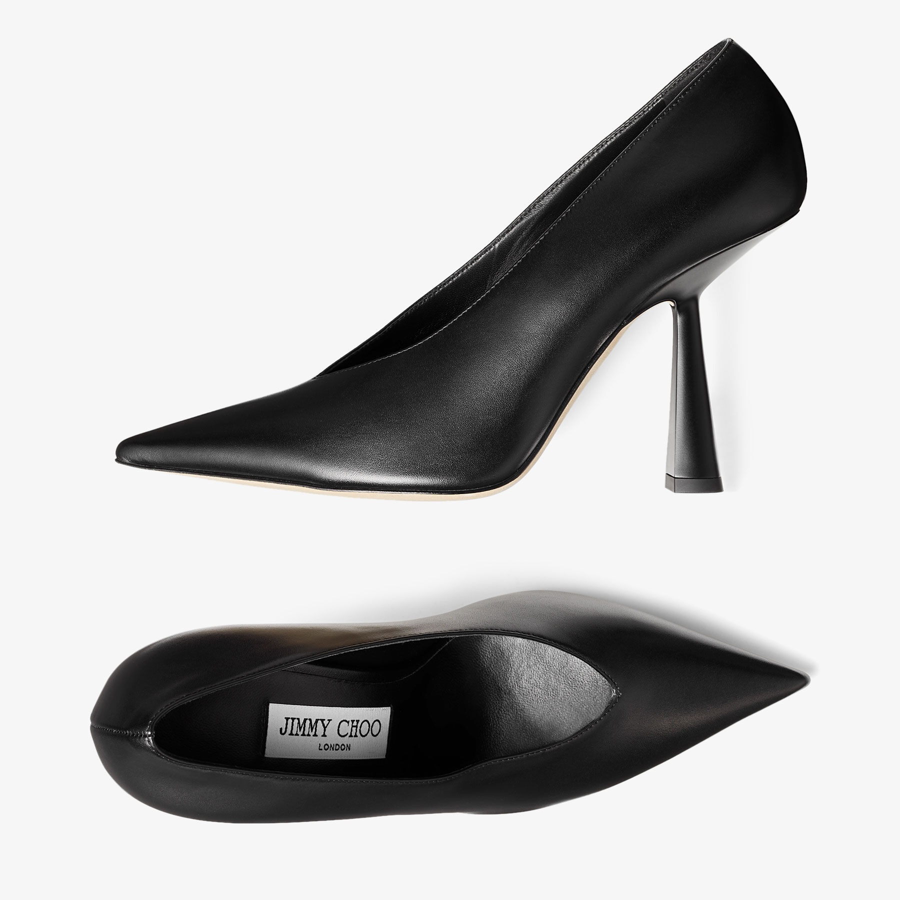 Maryanne 100
Black Calf Leather Pointed-Toe Pumps - 4