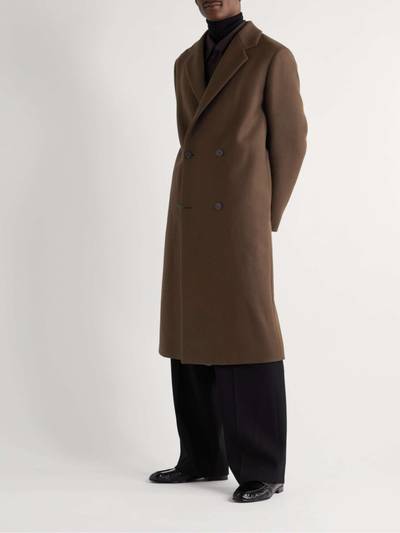 The Row Charles Double-Breasted Virgin Wool-Blend Felt Coat outlook