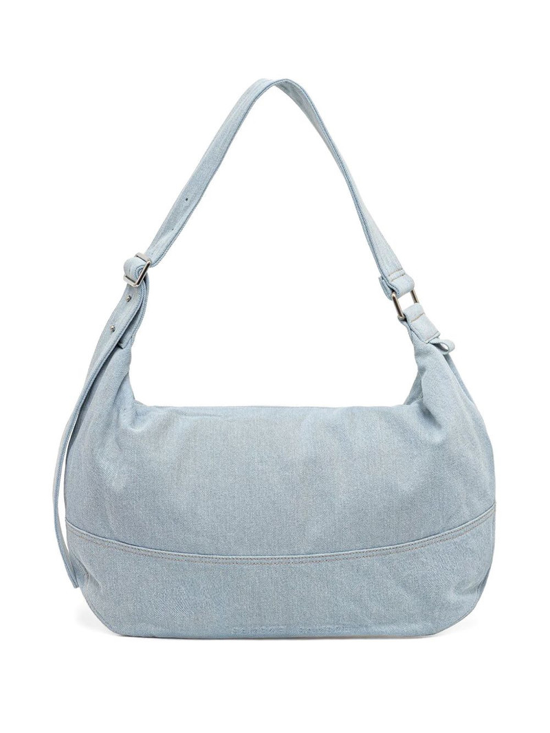Safreja buckle-fastening denim shoulder bag 1