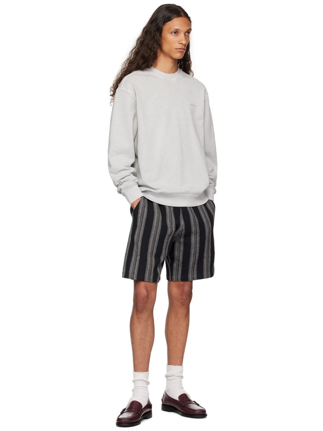 Gray Duster Script Sweatshirt - 4