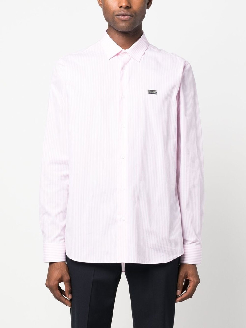 graphic-print striped shirt 3