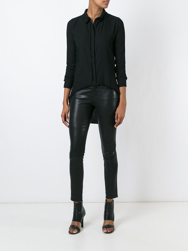 thom/krom raw edge asymmetric shirt outlook