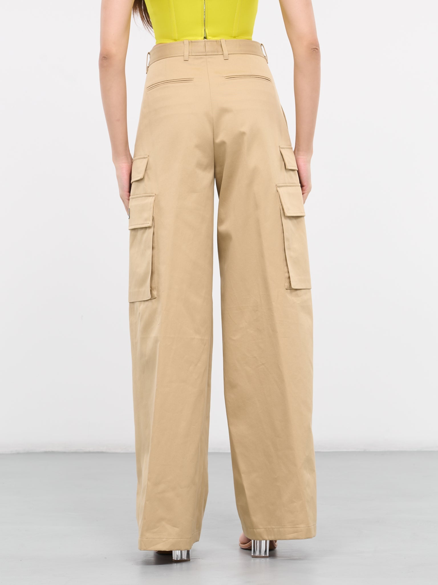 Gabardine Cargo Pants - 3