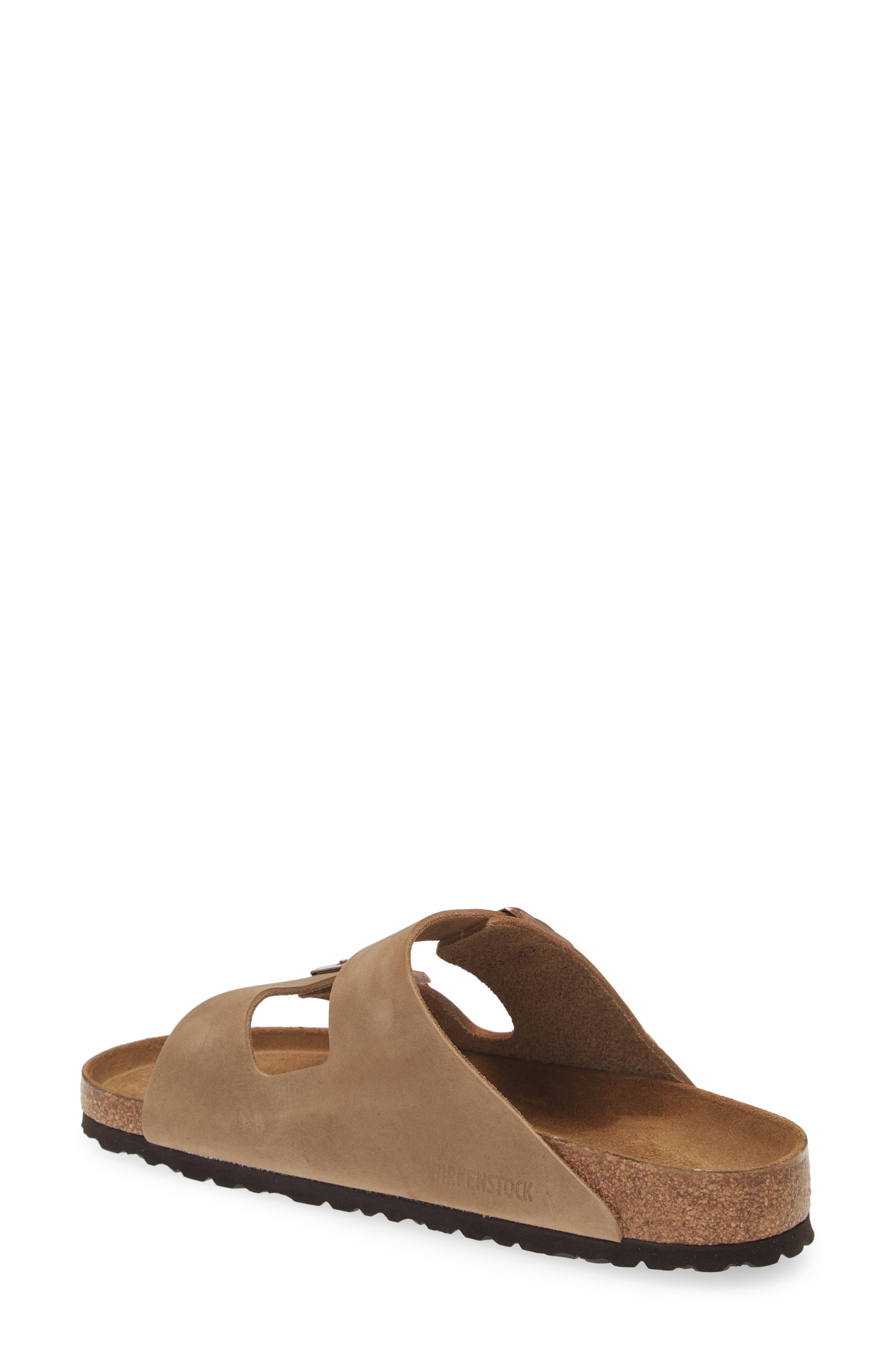 Birkenstock Arizona Soft Slide Sandal in Tobacco Oiled Leather at Nordstrom - 2