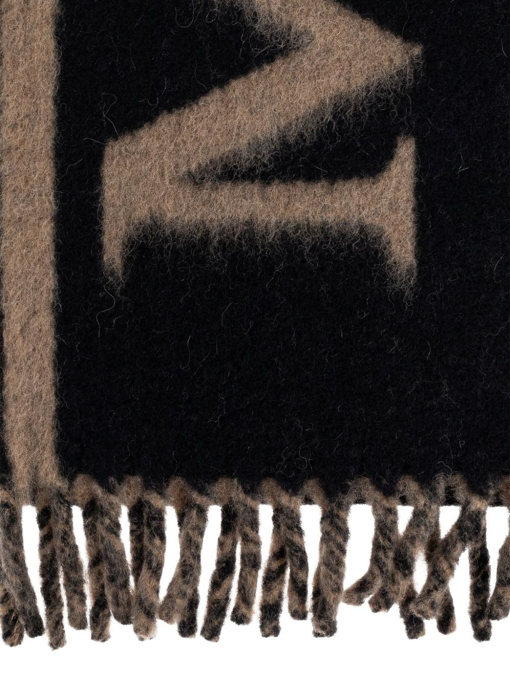 logo-embellished scarf - 2
