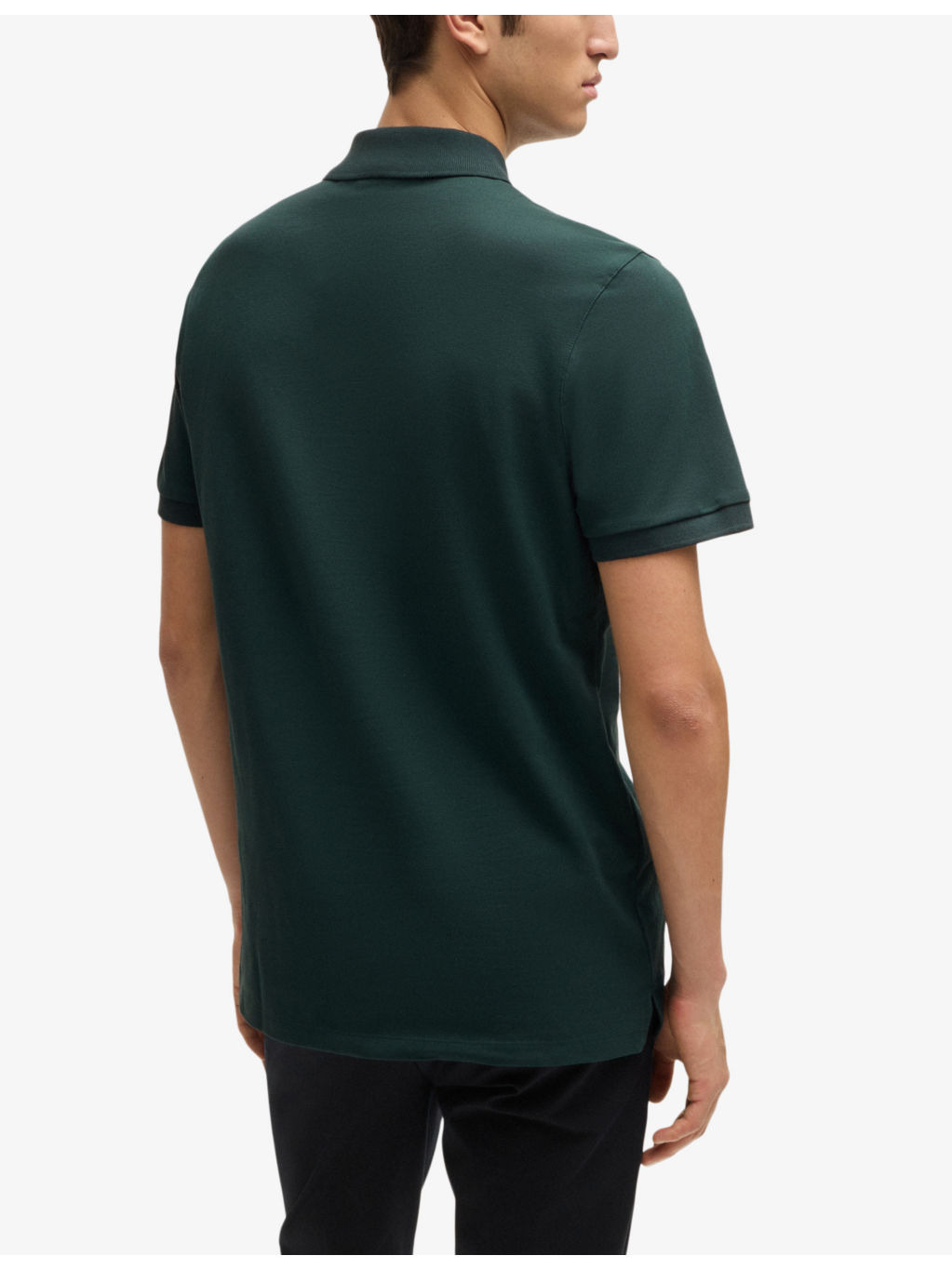 Logo-embroidered short-sleeve cotton polo shirt - 4