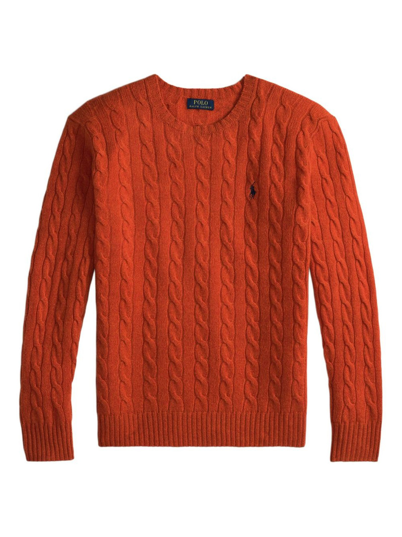 cable-knit wool pullover 1